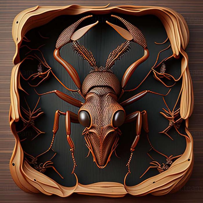 3D модель Polyrhachis hastata (STL)